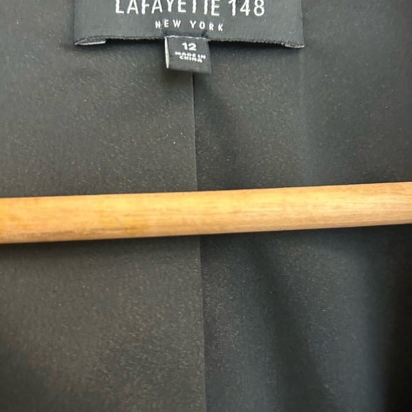 Lafayette 148 size 12 EUC New York Blue Tailored Blazer - Picture 10 of 13